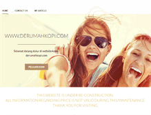 Tablet Screenshot of derumahkopi.com